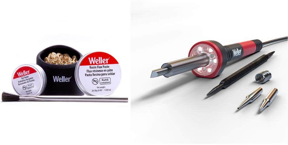 Weller 60-Watt/120-Volt Corded Soldering Iron Kit with LED Halo Ring and Universal Accessory Kit