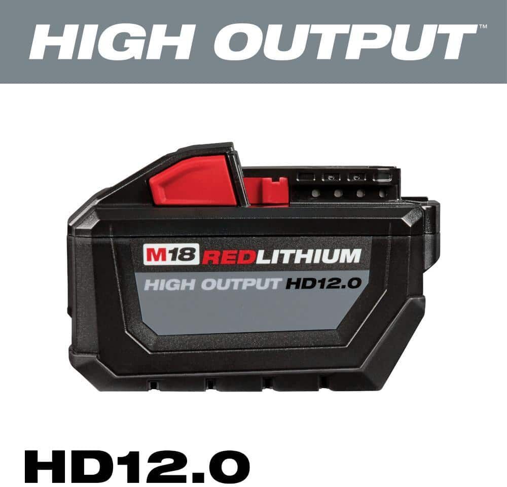 Milwaukee M18 18-Volt Lithium-Ion High Output 12.0Ah Battery Pack