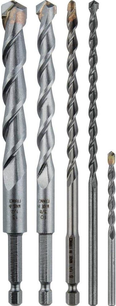 Makita Assorted Multi-Purpose Carbide Tipped Drill Bit Set (5-Piece)