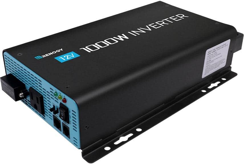 Renogy 1000-Watt 12-Volt Pure Sine Wave Inverter Power Saving Mode(New Edition)