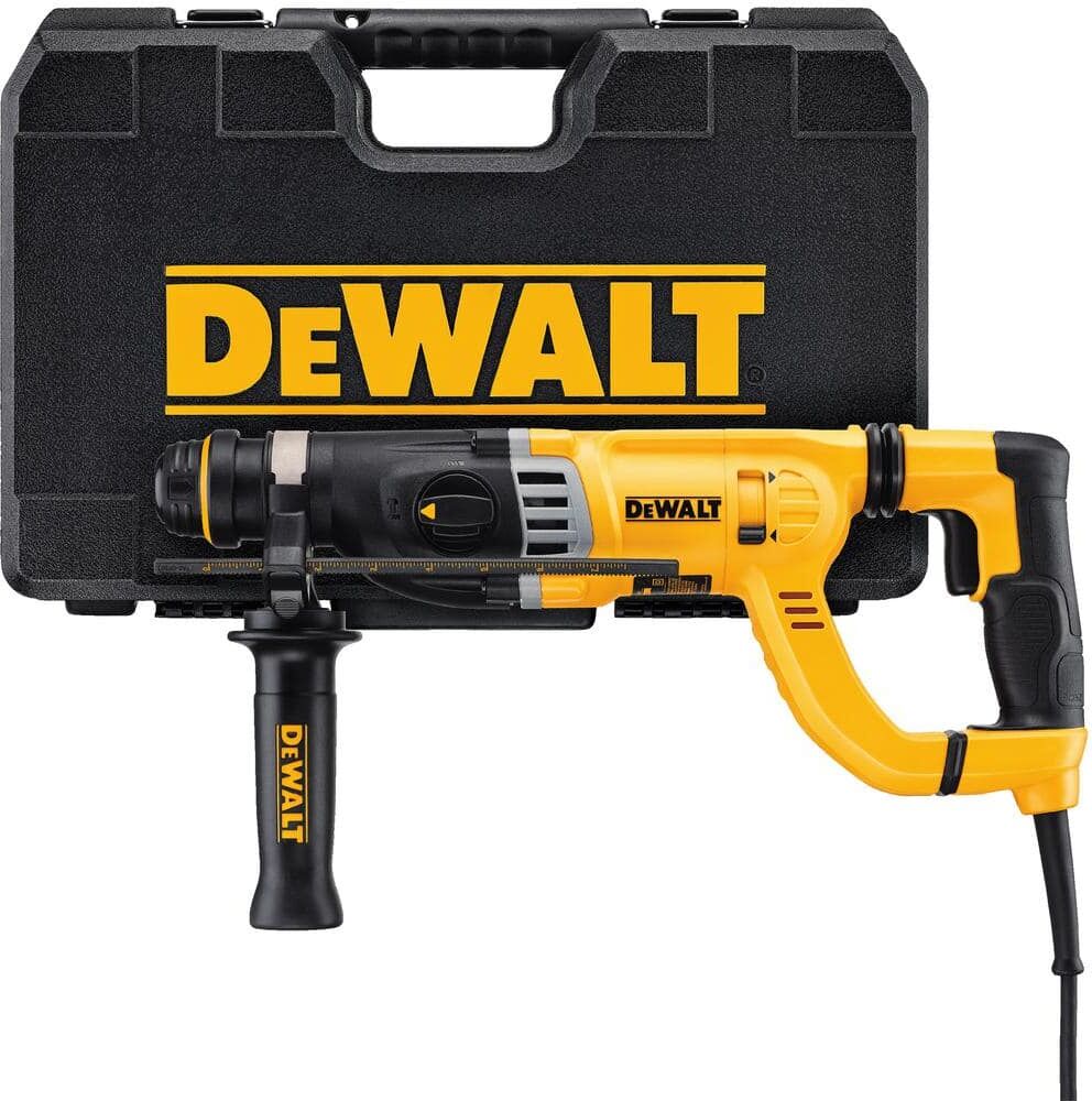 DeWalt 8.5 Amp 1-1/8 in. Corded SDS-PLUS D-Handle Concrete/Masonry Rotary Hammer Drill Kit