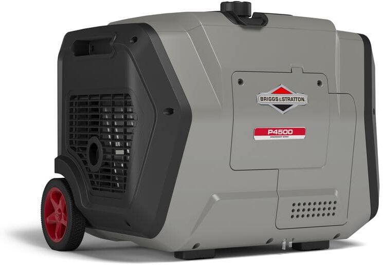 Briggs & Stratton P4500 PowerSmart 4500 Starting Watt Electric Start Gasoline Powered Inverter Generator with OHV Engine - CARB