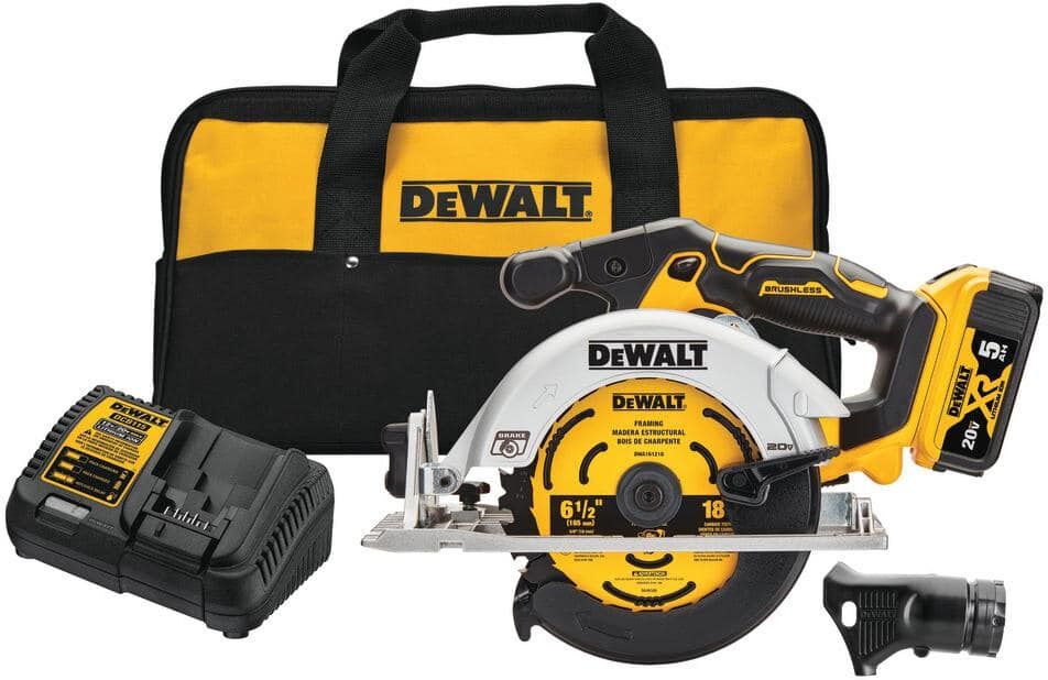 DeWalt 20V MAX Lithium-Ion Cordless 6-1/2 in. Circular Saw (Tool Only)