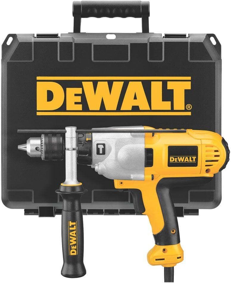 DeWalt 10 Amp 1/2 in. VSR Mid-Handle Grip Hammer Drill Kit