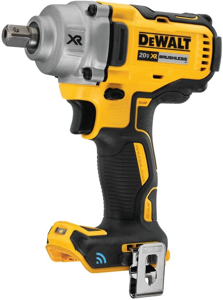 DeWalt 20V MAX XR Cordless Brushless 1/2 in. Mid-Range Impact Wrench with Detent Pin Anvil and Tool Connect (Tool Only)