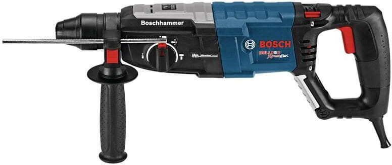 Bosch Factory Reconditioned 8.5 Amp Corded 1-1/8 in. SDS-Plus Concrete/Masonry Rotary Hammer Drill with Carrying Case