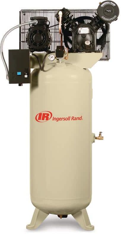 Ingersoll Rand Type 30 Reciprocating 60 Gal. 5 HP Electric 200-Volt 3 Phase Air Compressor