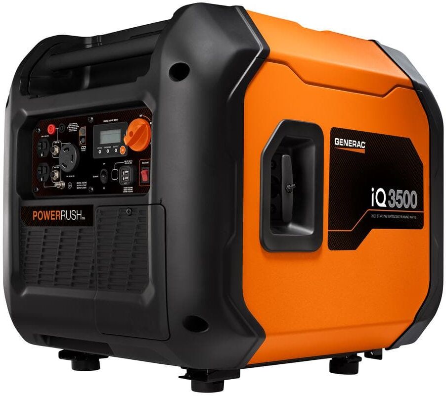 Generac IQ Series 3500-Watt Electric Start Gasoline Inverter Generator With POWERRUSH Technology