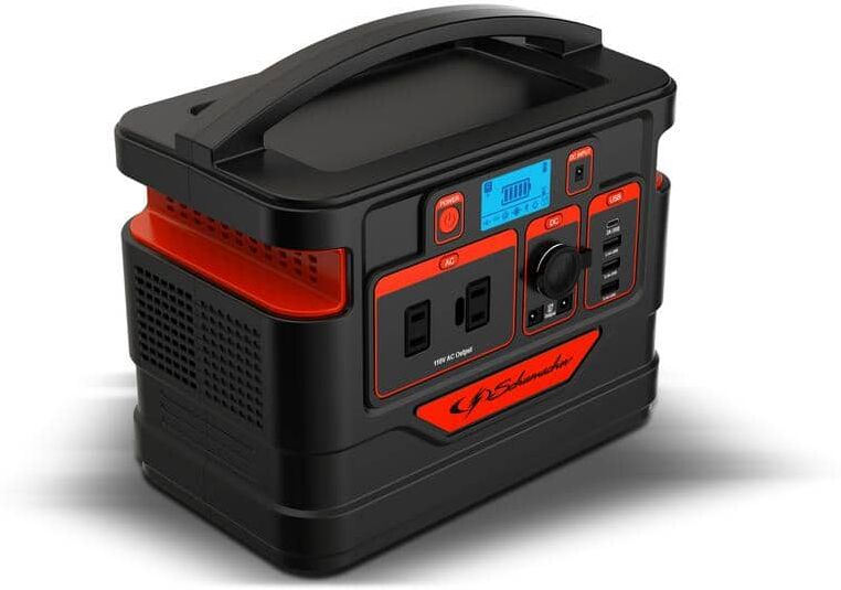 Schumacher Electric 535 Wh Lithium Portable Power Generator with 500W Pure Sine Wave Inverter, Fuel and Fume Free