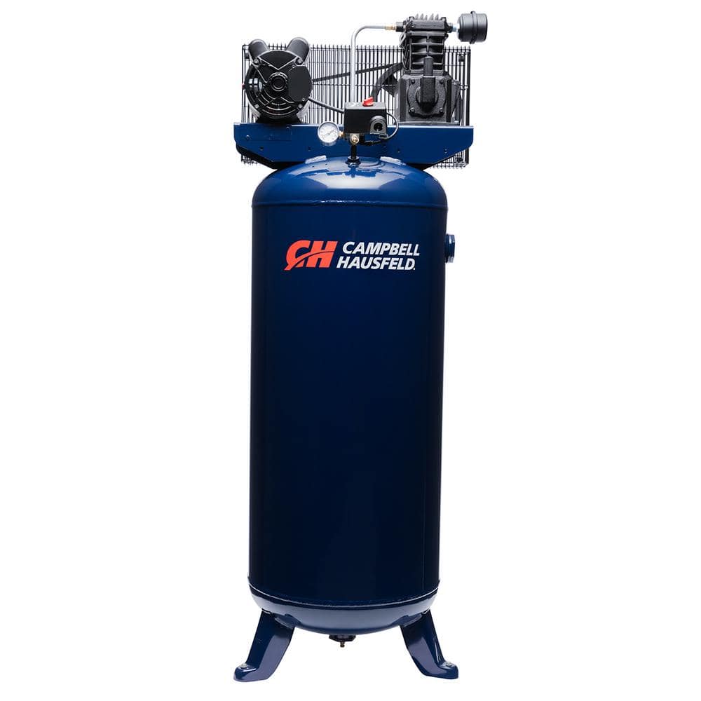 Campbell Hausfeld 10.2 CFM 3.7 HP 230-Volt 1 PH (VT6195) 60 Gal. Electric Vertical Single-Stage Stationary Air Compressor