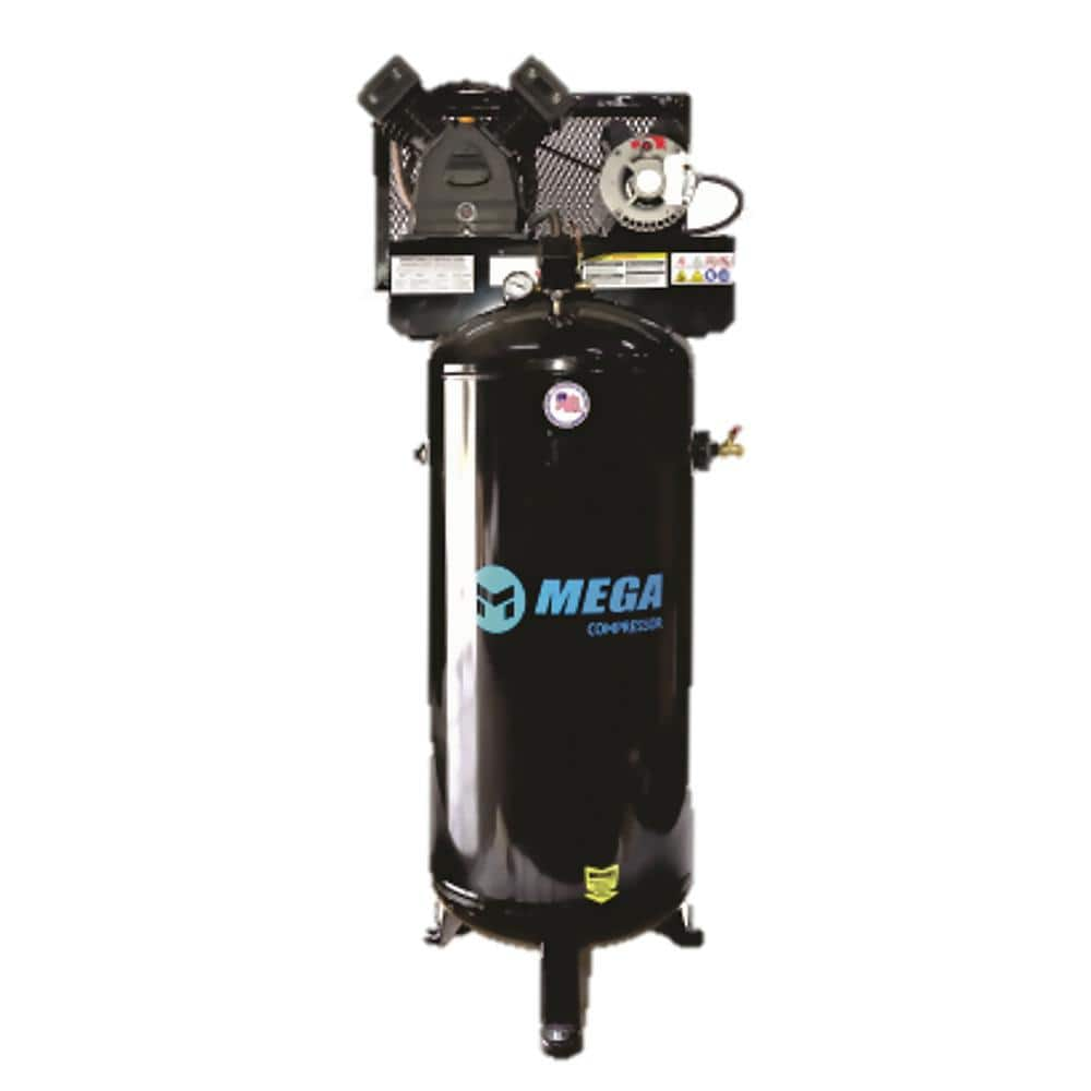 Mega Compressor 60 Gal. 3 HP 150 PSI Electric Upright Air Compressor