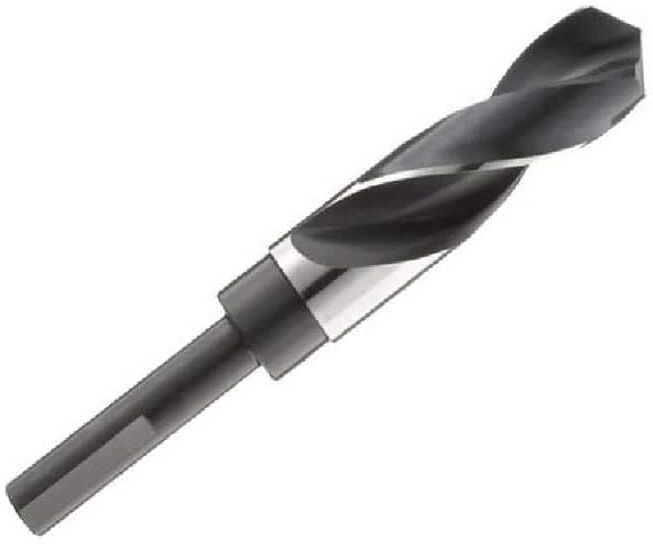 Drill America 27/32 in. High Speed Steel Twist Drill Bit with 3-Flat 1/2 in. Shank