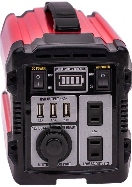 A-iPower 300-Watt Lithium-Ion Manual Start Battery Powered Inverter Generator