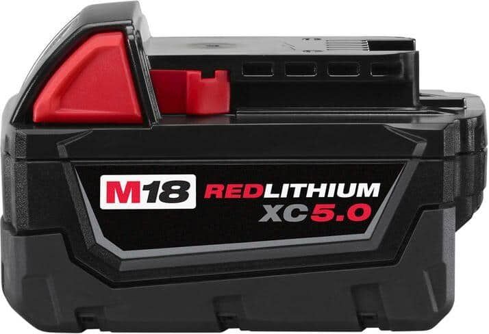 Milwaukee M18 18-Volt 5.0 Ah Lithium-Ion XC Extended Capacity Battery Pack