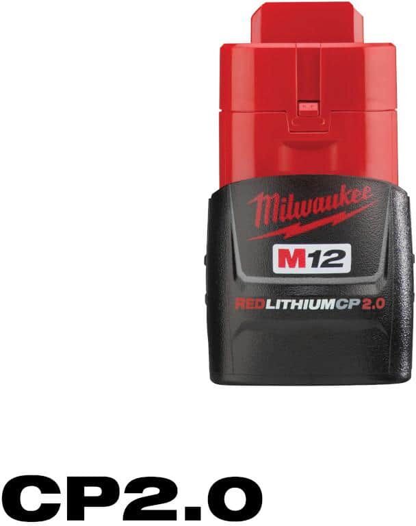 Milwaukee M12 12-Volt Lithium-Ion 2.0 Ah Compact Battery Pack