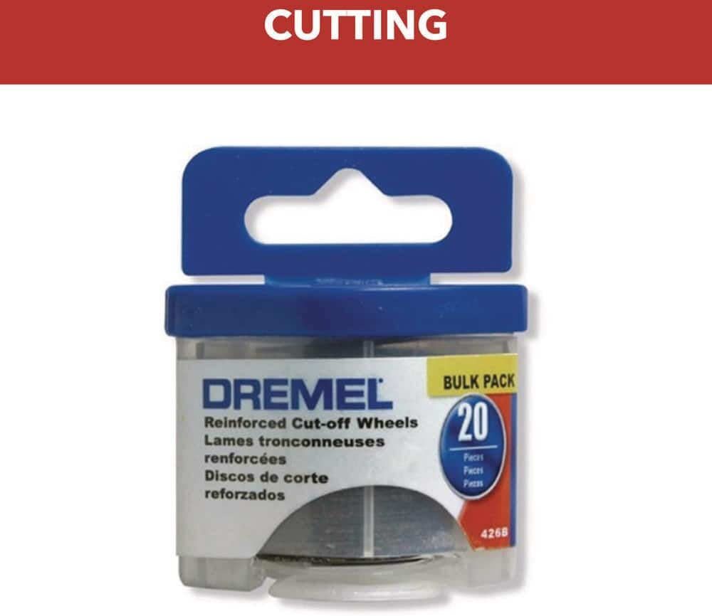 Dremel 1-1/4 in. Rotary Tool Cut-Off Wheel Dispenser for Cutting Wood, Plastic and Metal (20-Pack)