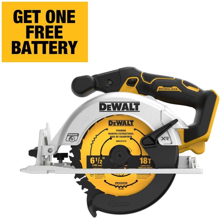 DeWalt 20V MAX Cordless Brushless 6-1/2 in. Sidewinder Style Circular Saw (Tool Only)