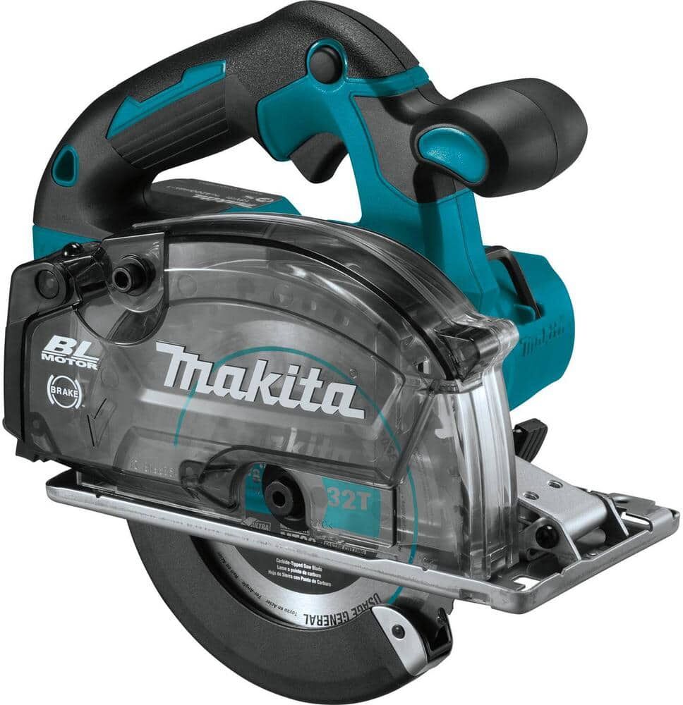 Makita 18V LXT Lithium-Ion Brushless Cordless 5-7/8 in. Metal Cutting Saw with Electric Brake and Chip Collector Tool-Only