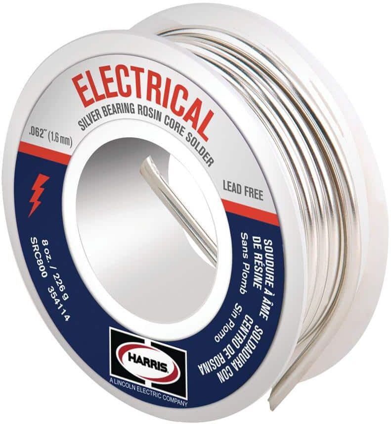 The Harris Products Group 8 oz. Lead-Free Rosin Core Soldering Wire