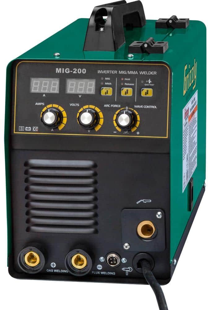 Grizzly Industrial 200 Amp Input power: 120V/230V MIG Welder