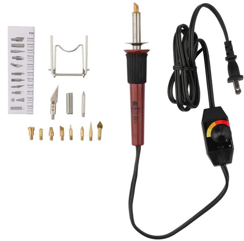 Walnut Hollow 25-Watt/120-Volt Corded Creative Versa-Tool Soldering Iron Kit (12-Piece)