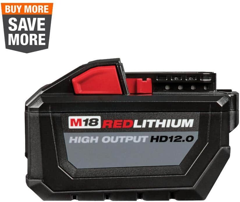 Milwaukee M18 18-Volt Lithium-Ion High Output 12.0Ah Battery Pack