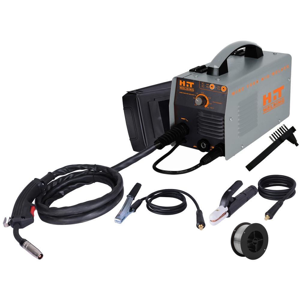 HIT Welding 80 Amp 120-Volt Electric Flux-Cored, MIG, Arc and TIG Multi-Process Welder Kit