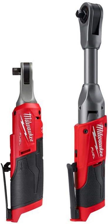 Milwaukee M12 FUEL 12V Lithium-Ion Brushless Cordless High Speed 3/8 in. Ratchet w/M12 FUEL 12V 3/8 in. Extended Reach Ratchet