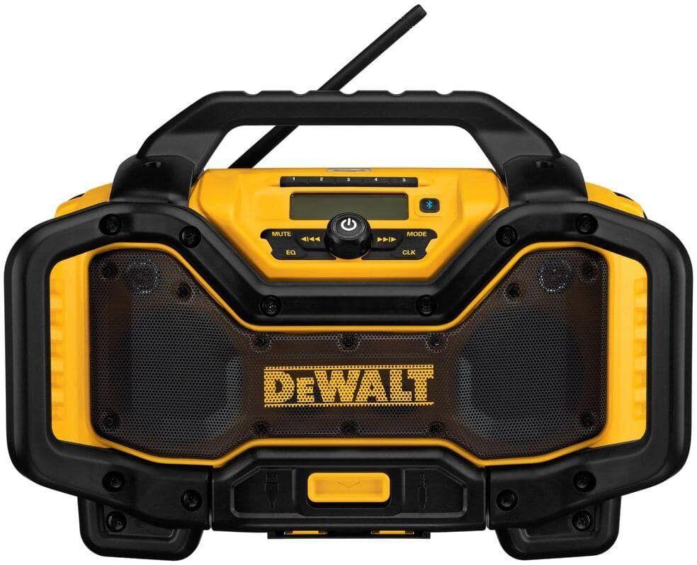 DeWalt 20V MAX Bluetooth Radio with built-in Charger