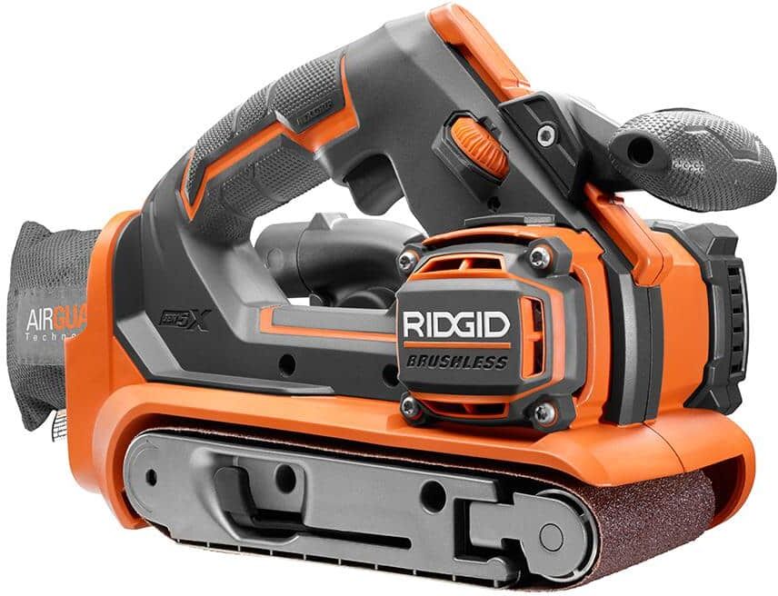 RIDGID 18V Brushless Cordless 3 in. x 18 in. Belt Sander (Tool Only)