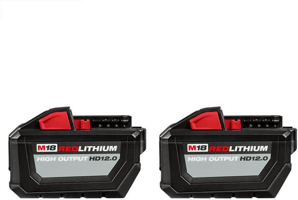 Milwaukee M18 18-Volt Lithium-Ion High Output 12.0Ah Battery Pack (2-Battery)