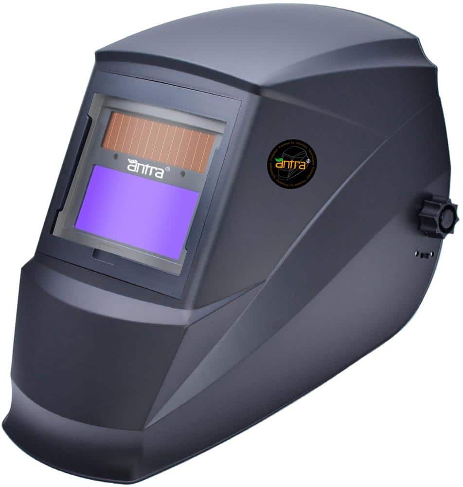 Antra Solar Power Auto Darkening Welding Helmet with Viewing Size 3.86 in. x 1.73 in. Great for MMA, MIG, TIG