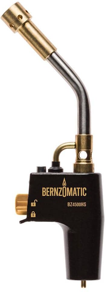 Bernzomatic Map-Pro and Propane Gas Wide Surface Blow Torch Head with Instant Start/Stop Ignition