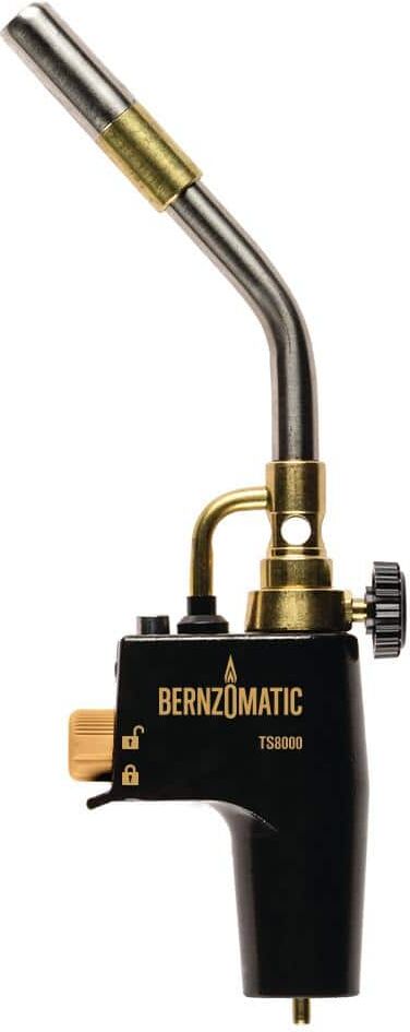 Bernzomatic Max Performance Torch Compatible with Map-Pro and Propane Gas and Instant Start/Stop Ignition