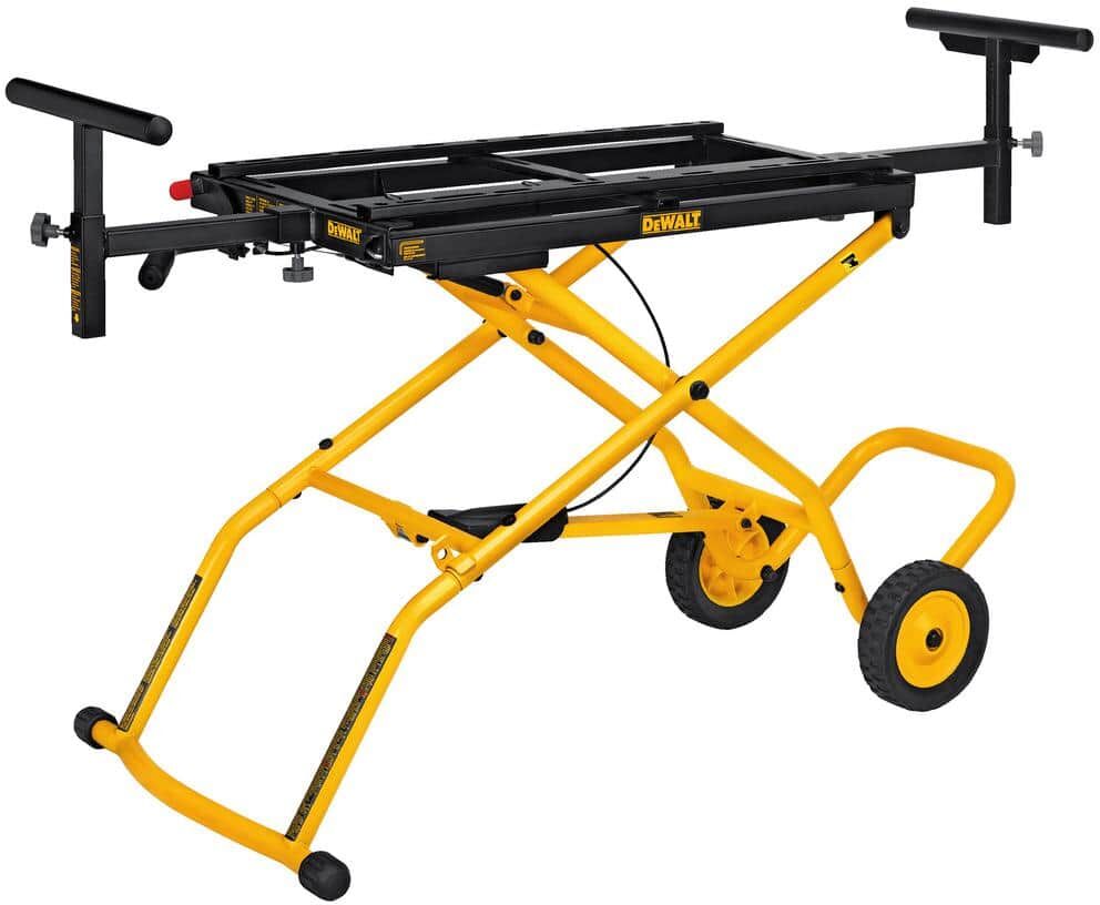 DeWalt 32-1/2 in. x 60 in. Rolling Miter Saw Stand with 300 lbs. Capacity