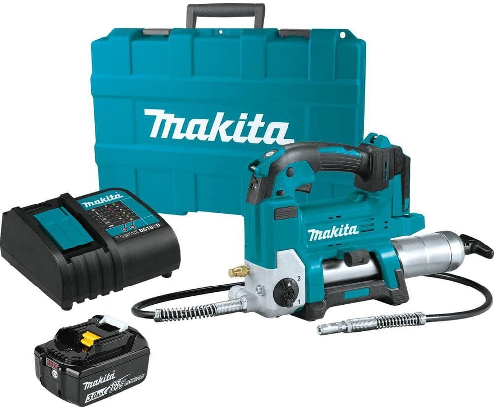 Makita 18V LXT Lithium-Ion Cordless Grease Gun Kit, 3.0Ah