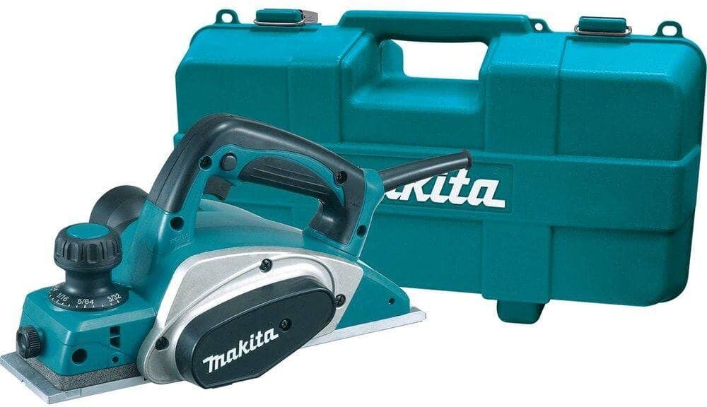 Makita 6.5 Amp 3-1/4 in. Corded Handheld Planer Kit with Blade Set, Hard Case