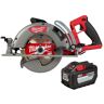 Milwaukee M18 FUEL 18V Lithium-Ion Cordless 7-1/4 in. Rear Handle Circular Saw & High Output 12.0Ah Battery