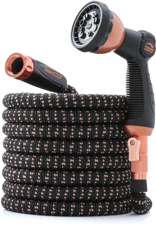 Pocket Hose Copper Bullet 3/4 in x 75 ft. Expandable Garden Hose with Spray Nozzle