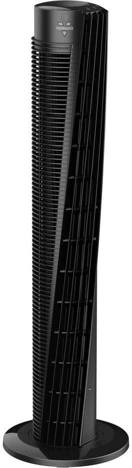 Vornado OSC73 37 in. 3 Fan Speeds Tower Fan 37 in. in Black with Remote Control, Oscillation, and Timer