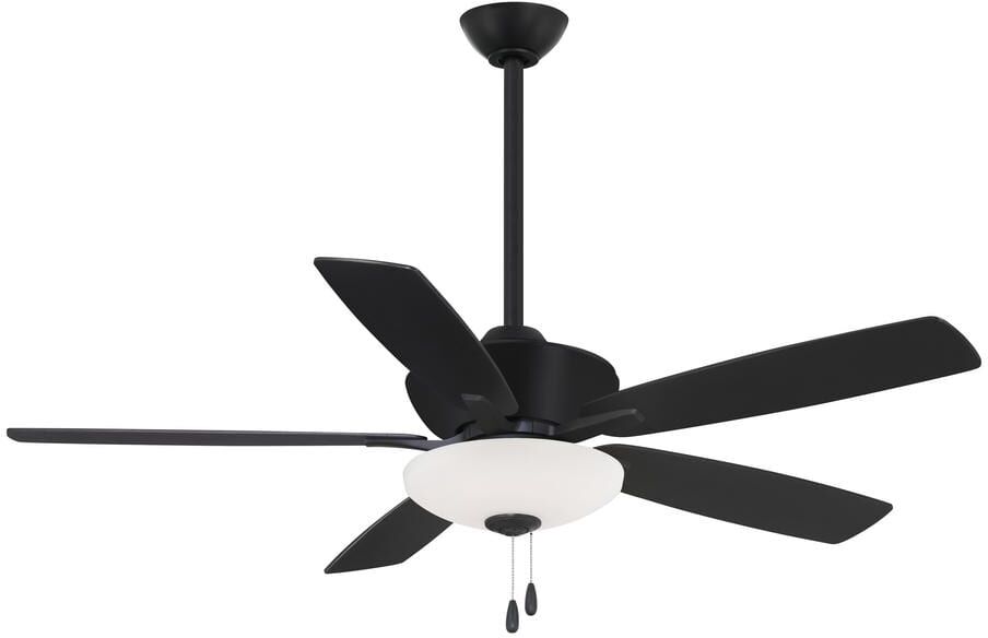 MINKA-AIRE Minute 52 in. Integrated LED Indoor Coal Ceiling Fan with Light Kit