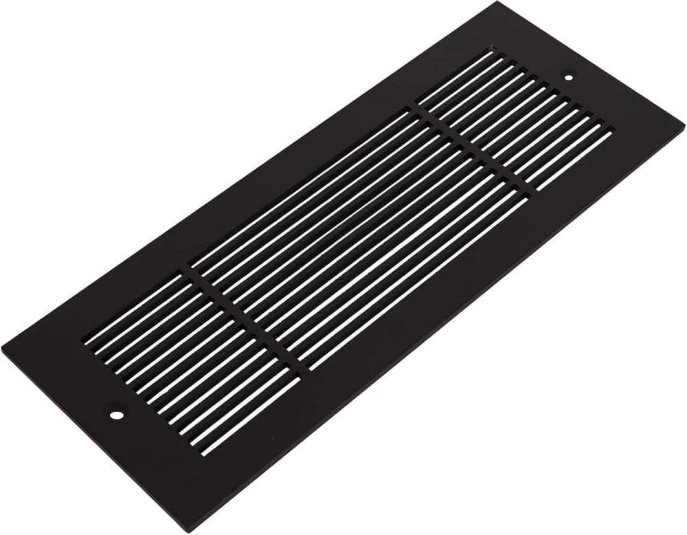 Reggio Registers Royal Series 12 in. x 6 in. Oil Rubbed Bronze Steel Vent Cover Grille with Mounting Holes