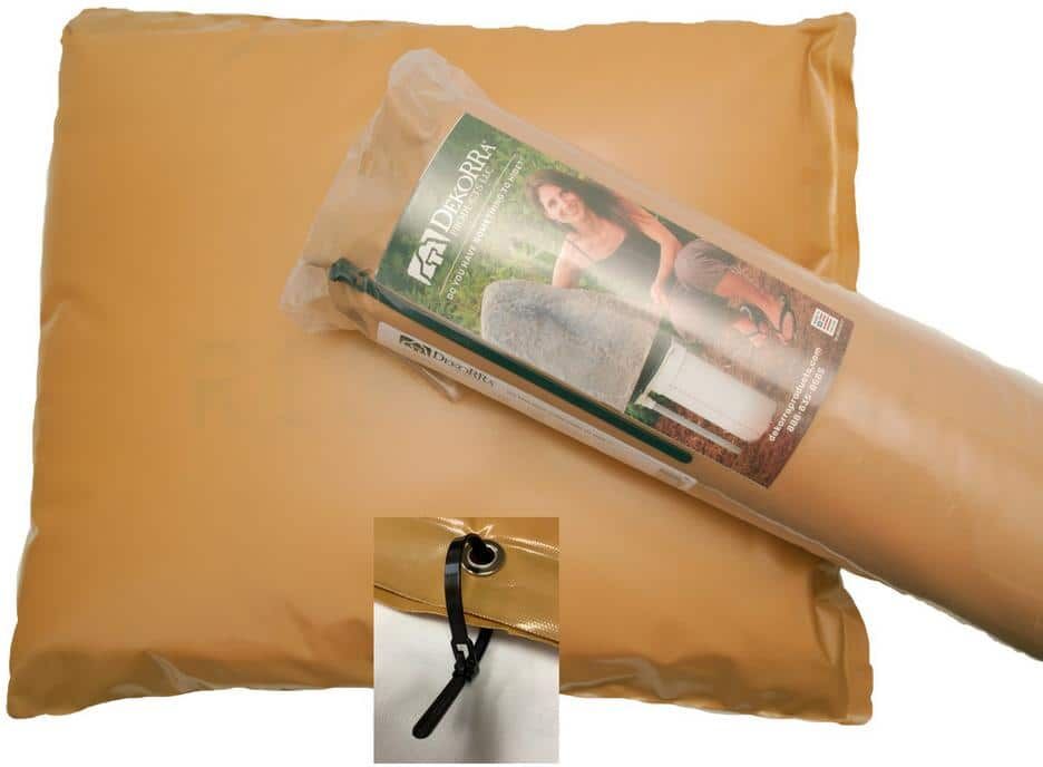 Dekorra 24 in. W x 24 in. H Plastic Small Fiberglass Encapsulated Tan Insulation Pouch