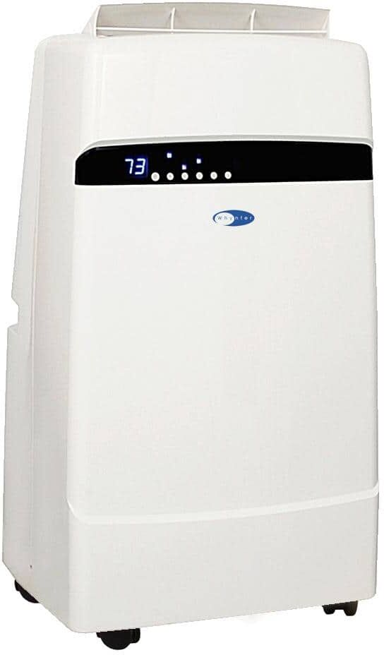 Whynter 6,936 BTU Portable Air Conditioner Cools 400 Sq. Ft. with Heater, Dehumidifier, Remote, filter in White