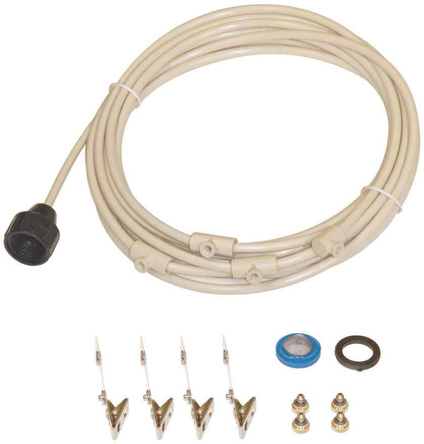 SPT 1/4 in. Outdoor Cooling/Misting Kit with 4 Nozzles