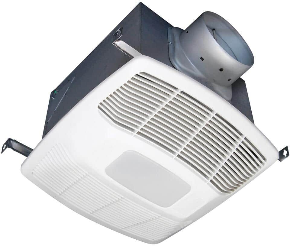 Air King ENERGY STAR Certified Ultra Quiet Variable Dual Speed Ceiling Bathroom Exhaust Fan with LED Light