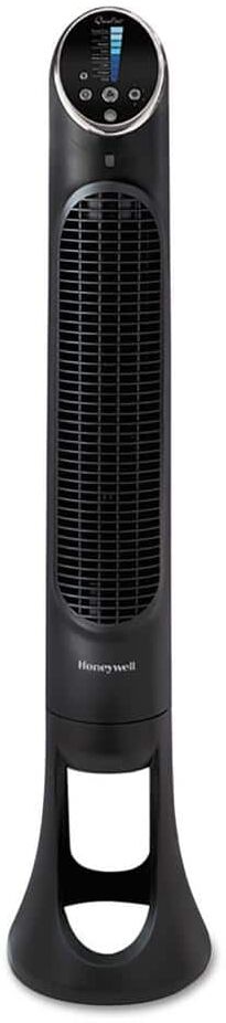 Honeywell QuietSet 8-Speed 10 in. x 40 in. Black Whole-Room Tower Fan