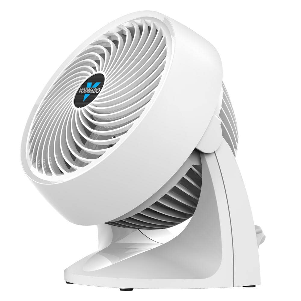Vornado 533 7.3 in. Small Whole Room Air Circulator Desk Fan in White