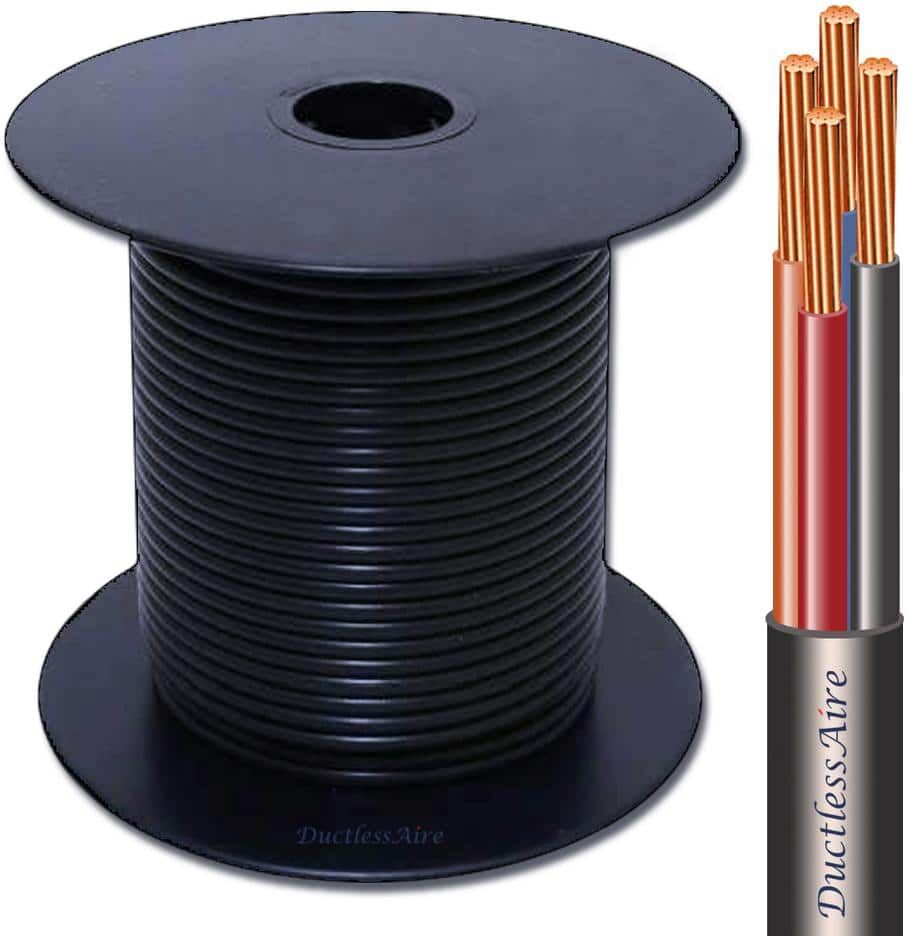 DuctlessAire 14/4 in. x 50 ft. Wire for Ductless Mini Split Air Conditioner Heat Pump Systems Universal