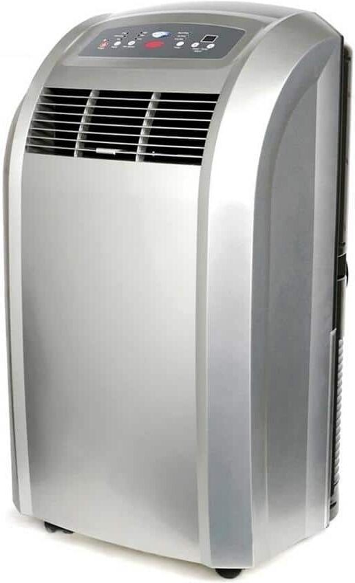 Whynter 5,000 BTU Portable Air Conditioner Cools 400 Sq. Ft. with Dehumidifier, Remote and Carbon Filter in Silver